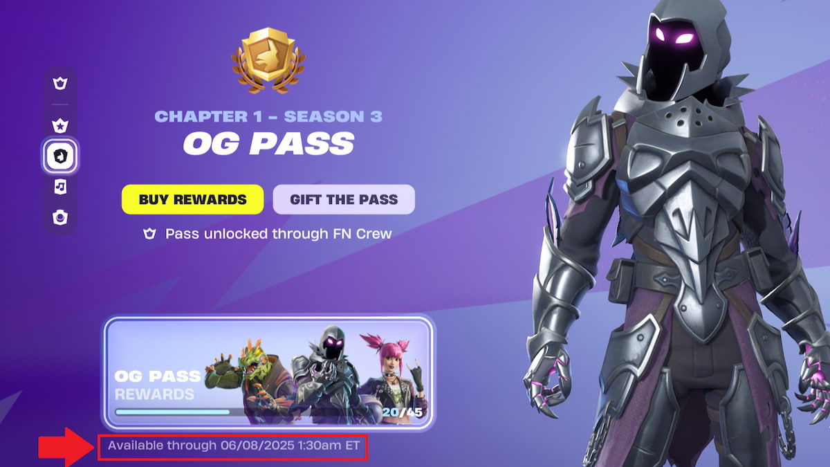 Fortnite OG Season 3: คู่มือการนับถอยหลังวันที่และเวลาสิ้นสุด 1 Fortnite OG Season 3: คู่มือการนับถอยหลังวันที่และเวลาสิ้นสุด