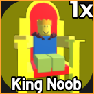 Ultimate Noob Defense Tier List: การจัดอันดับสวรรค์และนรกสำหรับผู้เริ่มต้น 24 King Noob จาก Noob Defense Roblox Experience
