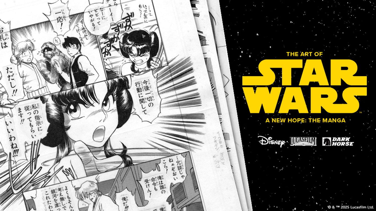 Çarpıcı Yeni Artbook Klasik Star Wars Manga'yı kutluyor 2 Yıldız Savaşları Yeni Bir Umut Manga Kickstarter