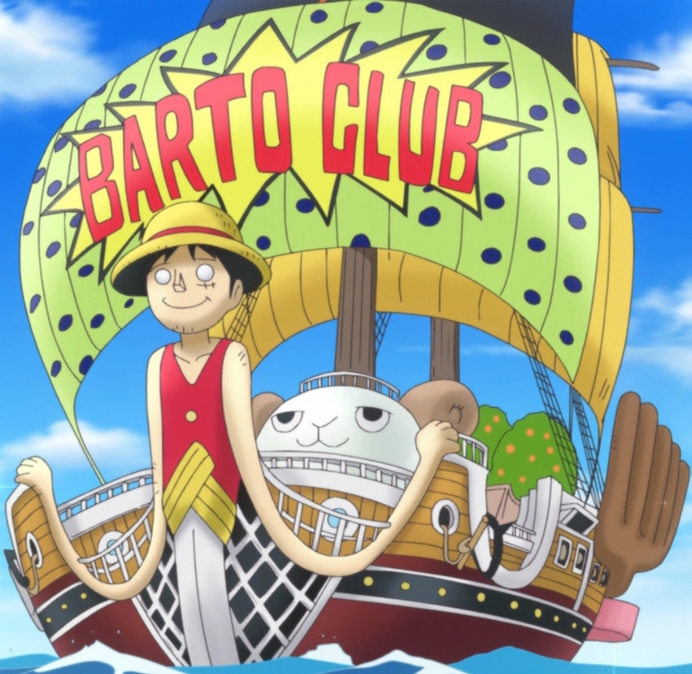 One Piece: The Straw Hat Büyükbalığı Korsan Mürettebatı için Komple Rehber 6 Barto kulübü