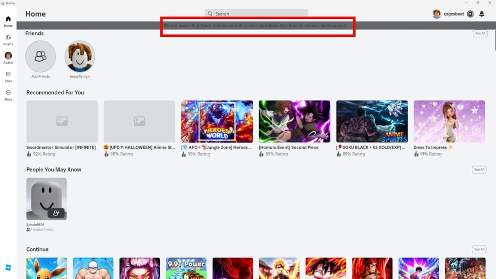 Roblox ลงหรือไม่? การอัปเดตสถานะเซิร์ฟเวอร์สดและปัญหาปัญหา 3 ข้อความแสดงข้อผิดพลาดโฮมเพจ Roblox