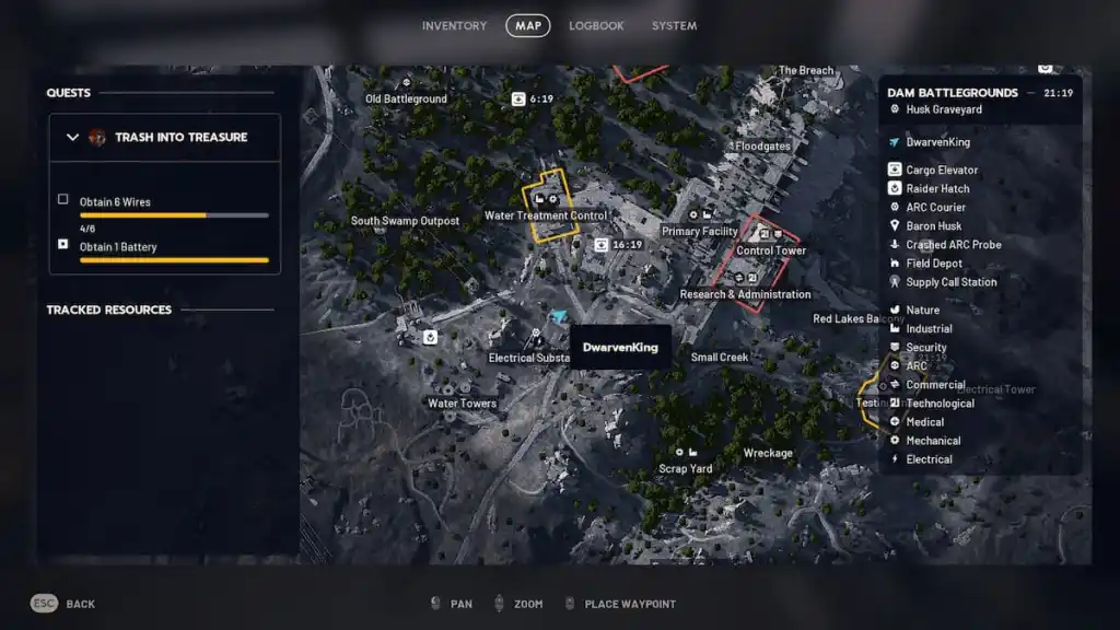 ARC Raiders: วิธีใช้ลังสนามและค้นหาตำแหน่งของพวกเขา 4 ภาพรวมของแผนที่ Dam Battlegrounds ทั้งหมดใน ARC Raiders