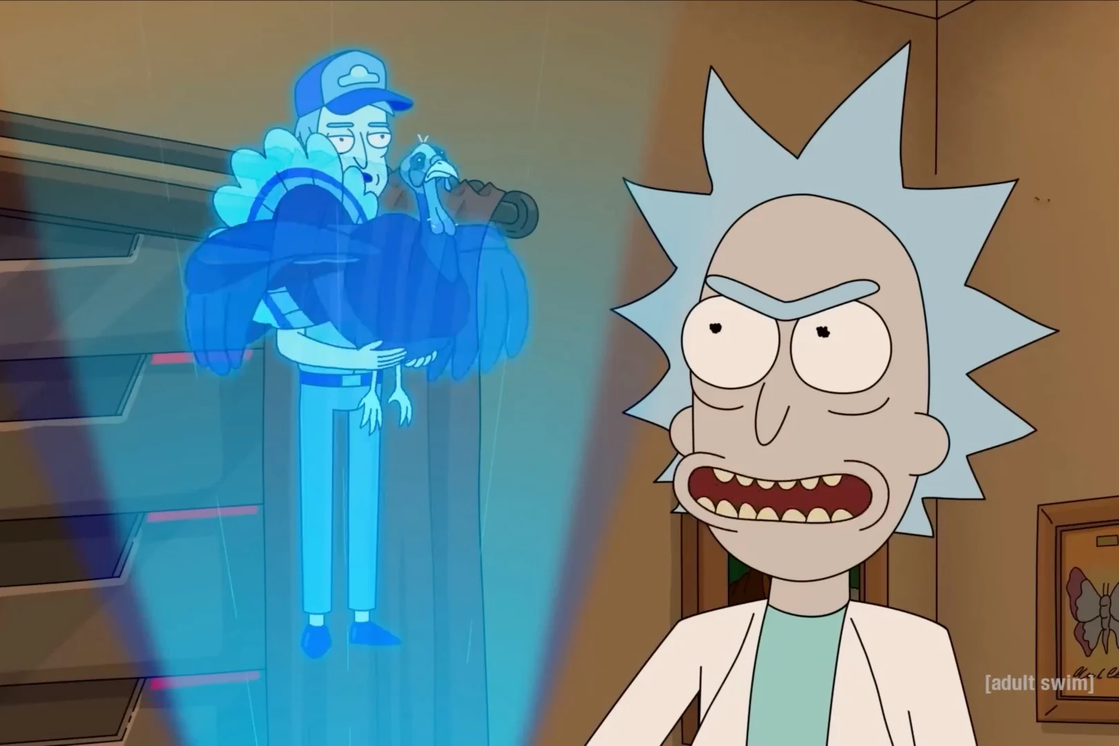 “Rick ve Morty'nin Şükran Suiistimali: Şükran Günü Değerlerine Alaycı Bir Bakış” 2 Rickhologram